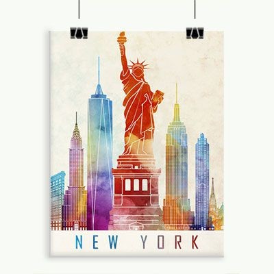 Plakaty z Nowym Jorkiem 
